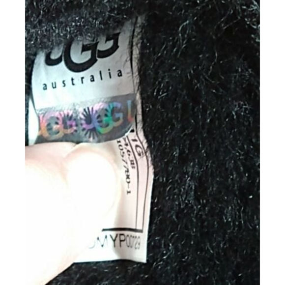 UGG Classic Tall  Snow Boots Women's Size 7 Black Shearling Suede EUC 5815 17" - Picture 8 of 10